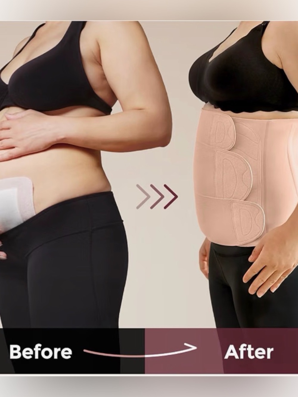 NWT -Momcozy Ergowrap Postpartum Belly Band, 3D Lifting & Ergonomic Back Support - Picture 6 of 8